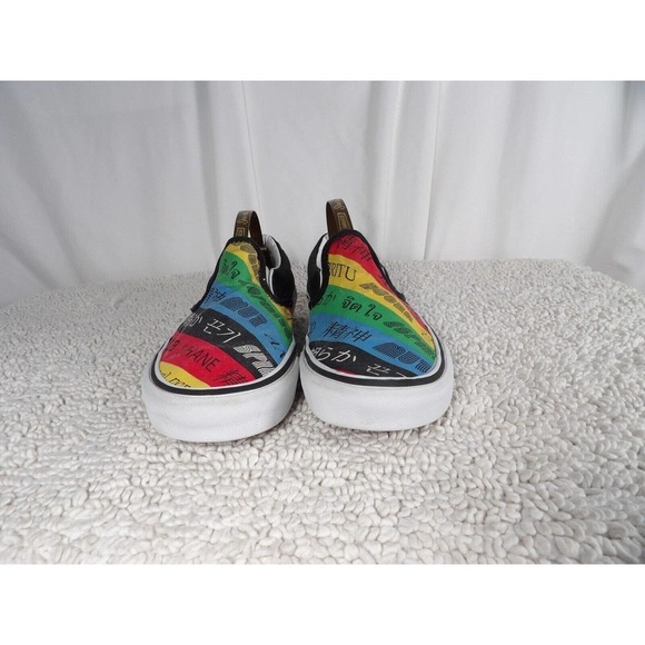 Vans Unisex Multicolor Spirit Canvas Classic Slip On Sneaker Shoes Size M4.5 W6 - Picture 5 of 7